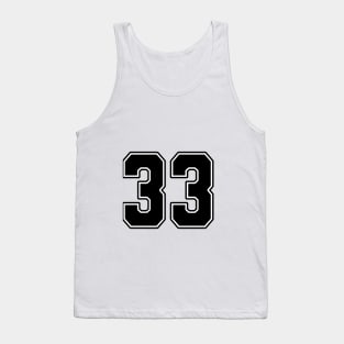 American Football Jersey No 33 Tank Top